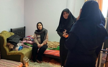 انتقال مادر باردار منطقه سخت گذر جیرنده رودبار به محل امن
