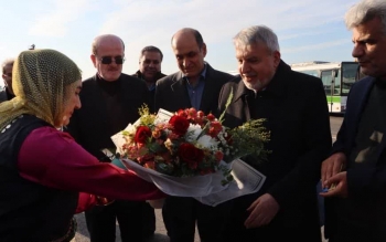 وزیر میراث  فرهنگی، گردشگری و صنایع دستی وارد گیلان شد