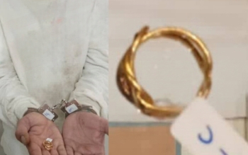 سارق طلا فروشی‌های گیلان در فومن دستگیر شد