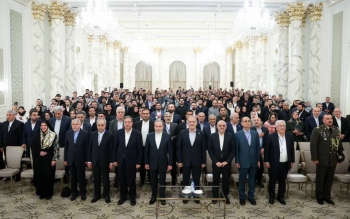 دیدار ایرانیان مقیم جمهوری آذربایجان با رئیس جمهور برگزار شد