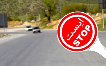 باند شمالی آزادراه منجیل به رودبار مسدود شد