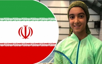 دختر جوان ایرانی قهرمان تور جهانی تنیس شد 