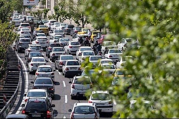 ترافیک سنگین در برخی ورودی‌های تهران
