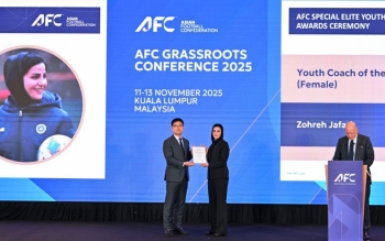 زهره جعفری بهترین مربی جوان آسیا شد