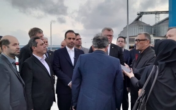 استاندار آستراخان روسیه در بندرانزلی؛ بازدید از کلیسای نیکُلای مقدس و بررسی ظرفیت های بندری