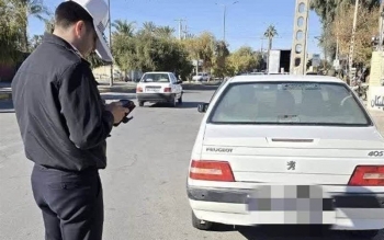 توقیف پژو ۴۰۵ با ۲۲ میلیون تومان خلافی در ماسال