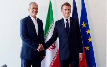 گفت‌وگوی تلفنی رئیس جمهور فرانسه با پزشکیان رئیس جمهور ایران