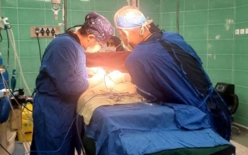 عمل موفق ترمیم دیافراگم نوزاد ۴ روزه در رشت