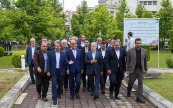 گزارش تصویری؛ کلنگ زنی فاز دوم دهکده فناوری و نوآوری گیلان با حضور وزیر علوم