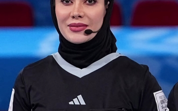خداحافظی گلاره ناظمی  داور گیلانی از دنیای داوری 
