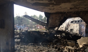 گزارش تصویری از سقوط هواپیما
