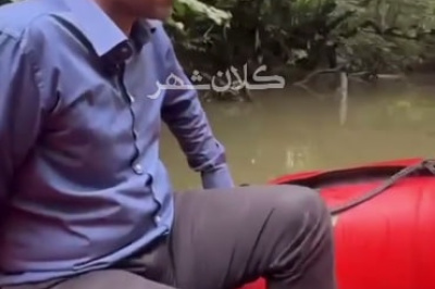 قایق‌سواری ۷ کیلومتری شهردار رشت برای بررسی احیای زرجوب از باغ رضوان تا میدان گیل